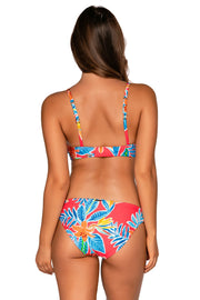 Back view of Sunsets Swimwear Tiger Lily Femme Fatale Hipster Bottom